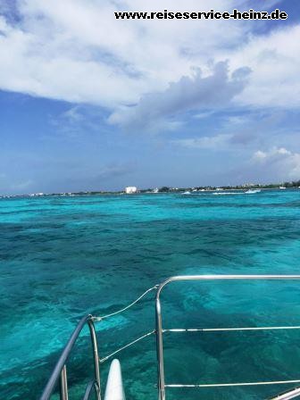 Türkisfarbenes Meer vor Cancun